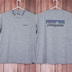 Patagonia Mens XXL Capilene Cool Daily Graphic Shirt 50+ UPF Performance Gray